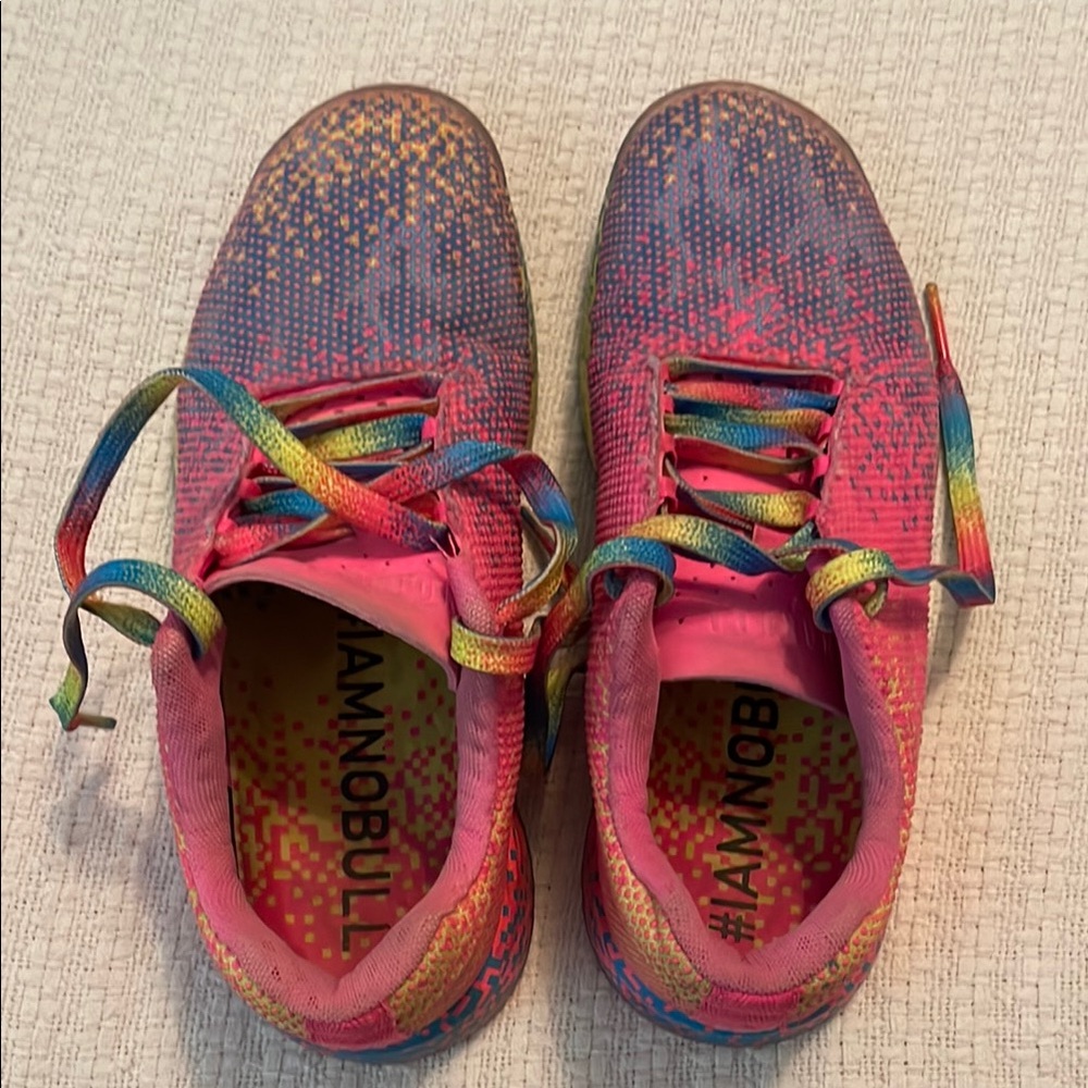 NOBULL Pink and Blue Athletic Shoes Lightweight and Breathable